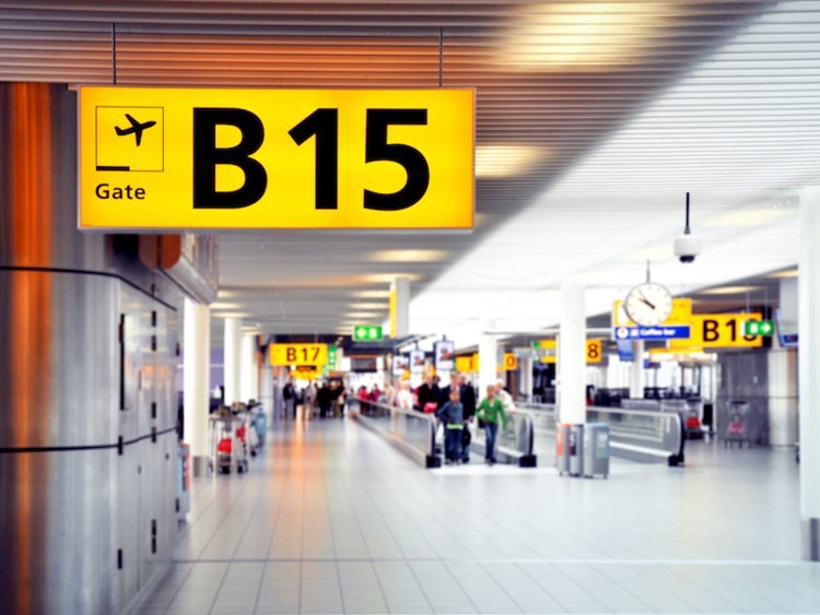 Airport Gate Sign