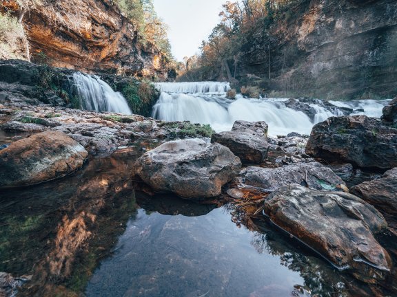 Waterfall at Willow River State Park